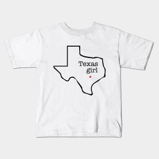 Texas Girl Kids T-Shirt